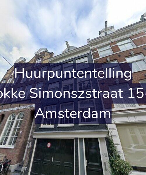 Foto gevel Huurpuntentelling voor Fokke Simonszstraat 15-1, Amsterdam