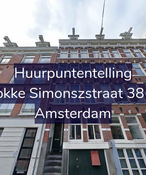 Foto gevel Huurpuntentelling voor Fokke Simonszstraat 38-1, Amsterdam