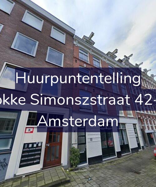Foto gevel Huurpuntentelling voor Fokke Simonszstraat 42-H, Amsterdam