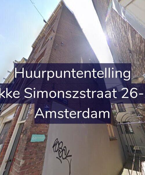 Foto gevel Huurpuntentelling voor Fokke Simonszstraat 26-A2, Amsterdam