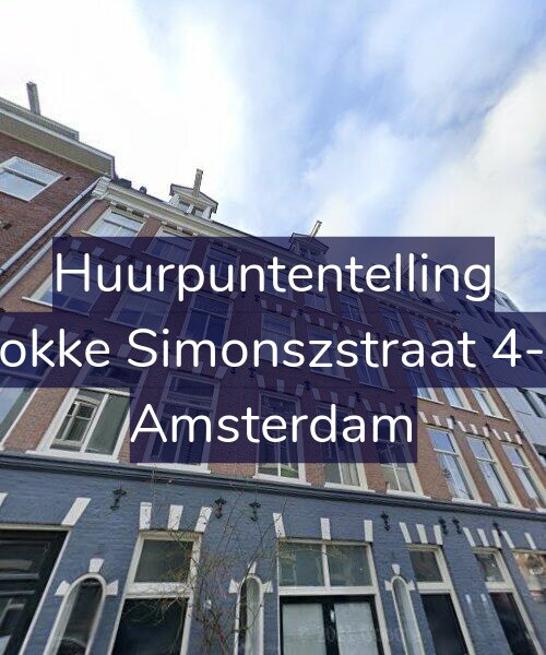 Foto gevel Huurpuntentelling voor Fokke Simonszstraat 4-2, Amsterdam