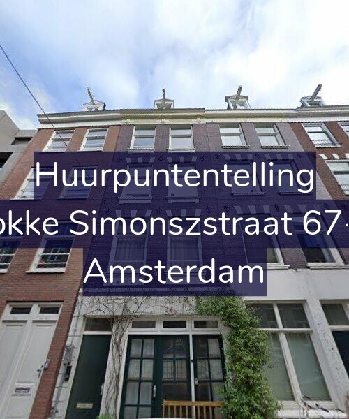 Foto gevel Huurpuntentelling voor Fokke Simonszstraat 67-B, Amsterdam