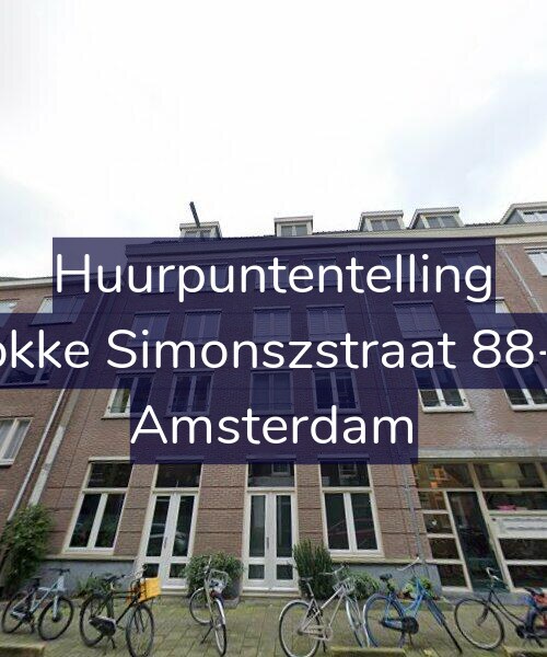Foto gevel Huurpuntentelling voor Fokke Simonszstraat 88-D, Amsterdam