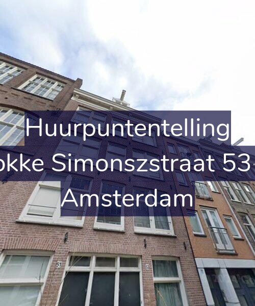 Foto gevel Huurpuntentelling voor Fokke Simonszstraat 53-2, Amsterdam