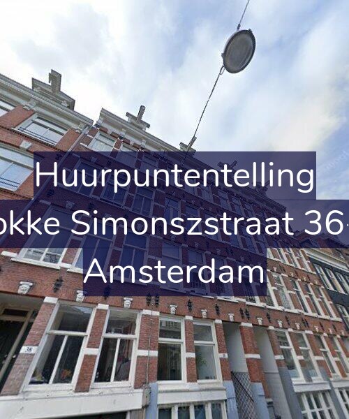 Foto gevel Huurpuntentelling voor Fokke Simonszstraat 36-2, Amsterdam