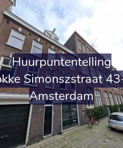 Foto gevel Huurpuntentelling voor Fokke Simonszstraat 43-H, Amsterdam