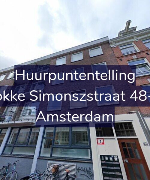 Foto gevel Huurpuntentelling voor Fokke Simonszstraat 48-A, Amsterdam