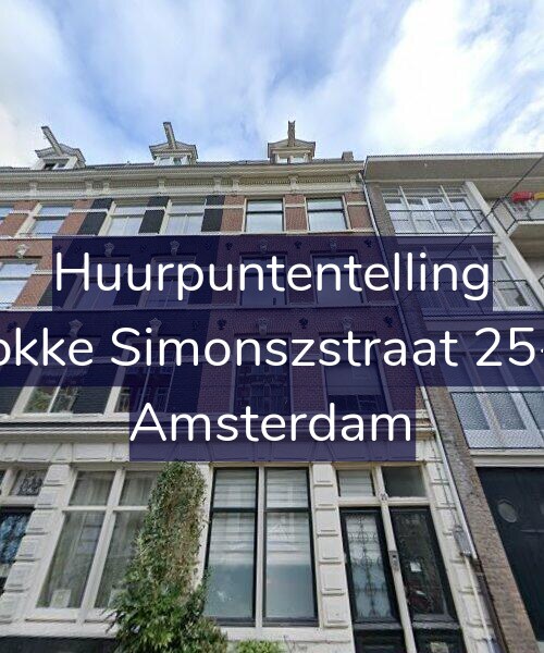 Foto gevel Huurpuntentelling voor Fokke Simonszstraat 25-1, Amsterdam