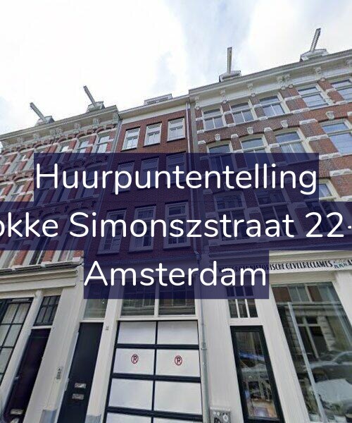 Foto gevel Huurpuntentelling voor Fokke Simonszstraat 22-A, Amsterdam