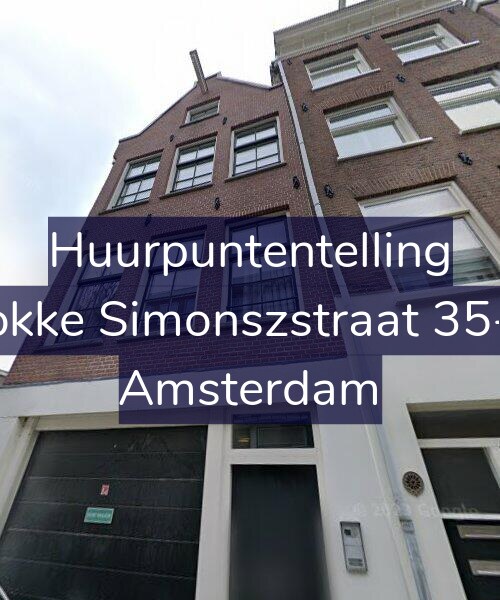 Foto gevel Huurpuntentelling voor Fokke Simonszstraat 35-B, Amsterdam