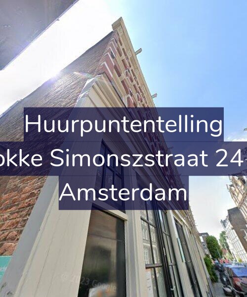 Foto gevel Huurpuntentelling voor Fokke Simonszstraat 24-2, Amsterdam