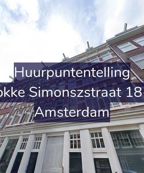 Foto gevel Huurpuntentelling voor Fokke Simonszstraat 18-3, Amsterdam