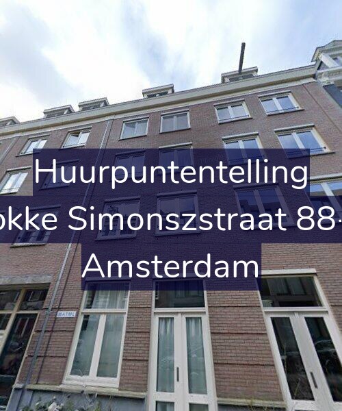 Foto gevel Huurpuntentelling voor Fokke Simonszstraat 88-C, Amsterdam