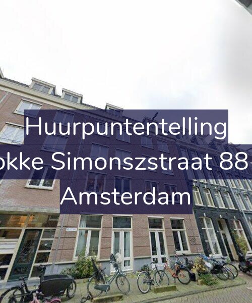 Foto gevel Huurpuntentelling voor Fokke Simonszstraat 88-E, Amsterdam