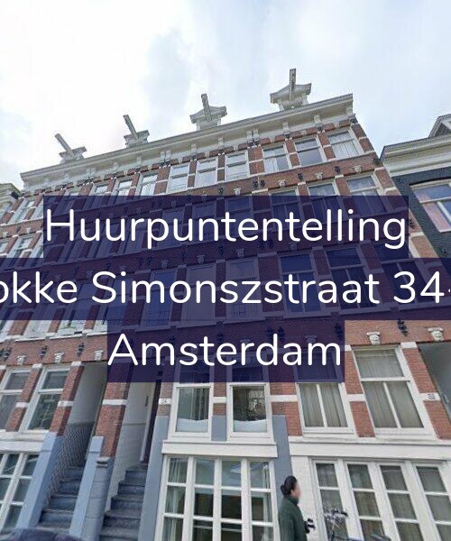 Foto gevel Huurpuntentelling voor Fokke Simonszstraat 34-1, Amsterdam