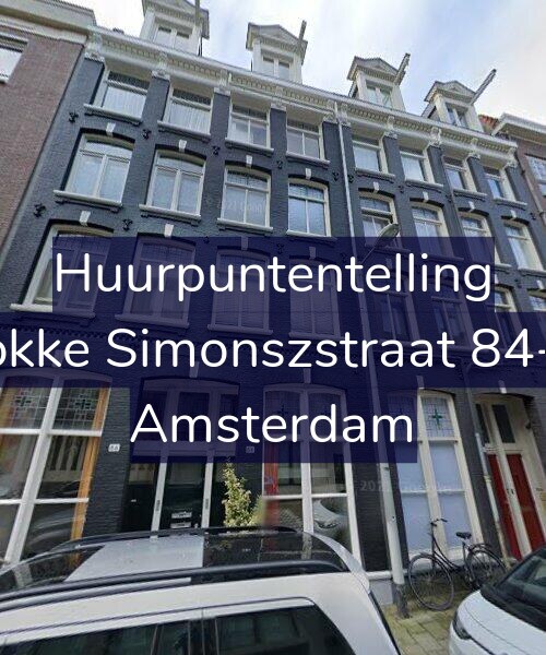Foto gevel Huurpuntentelling voor Fokke Simonszstraat 84-H, Amsterdam