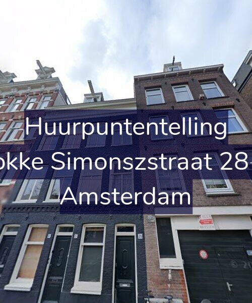 Foto gevel Huurpuntentelling voor Fokke Simonszstraat 28-1, Amsterdam