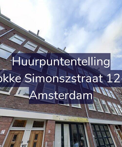Foto gevel Huurpuntentelling voor Fokke Simonszstraat 12-2, Amsterdam