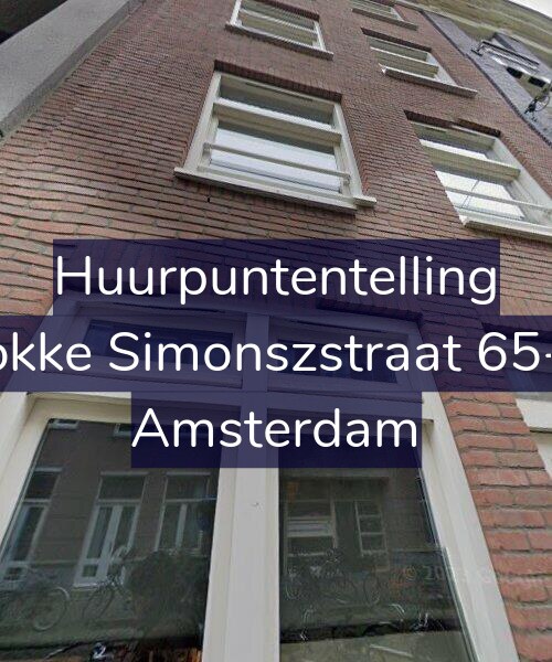 Foto gevel Huurpuntentelling voor Fokke Simonszstraat 65-A, Amsterdam