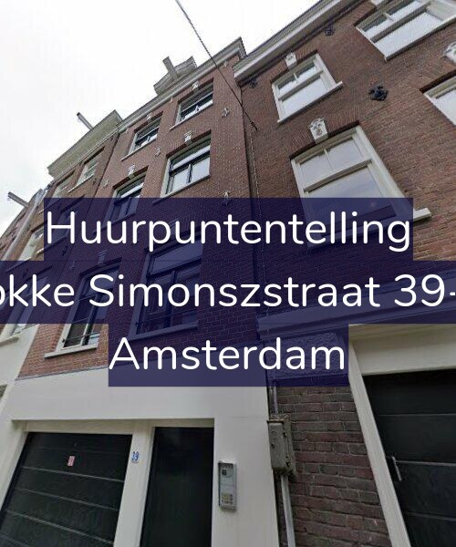 Foto gevel Huurpuntentelling voor Fokke Simonszstraat 39-D, Amsterdam