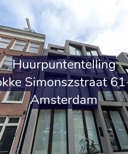 Foto gevel Huurpuntentelling voor Fokke Simonszstraat 61-A, Amsterdam