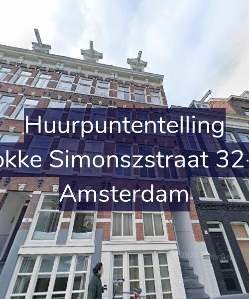 Foto gevel Huurpuntentelling voor Fokke Simonszstraat 32-B, Amsterdam