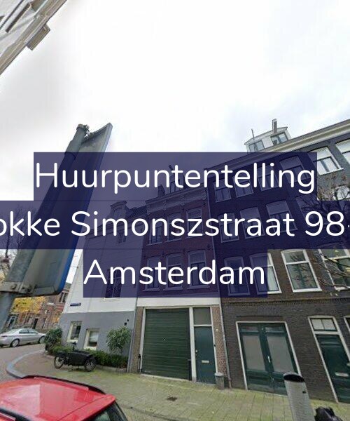 Foto gevel Huurpuntentelling voor Fokke Simonszstraat 98-1, Amsterdam