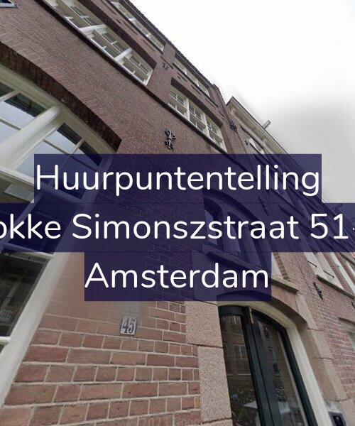 Foto gevel Huurpuntentelling voor Fokke Simonszstraat 51-2, Amsterdam