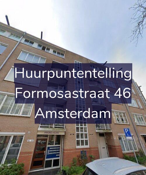 Foto gevel Huurpuntentelling voor Formosastraat 46, Amsterdam