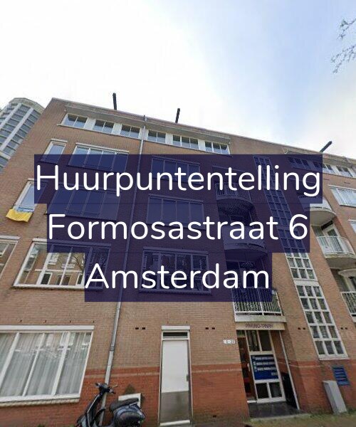 Foto gevel Huurpuntentelling voor Formosastraat 6, Amsterdam