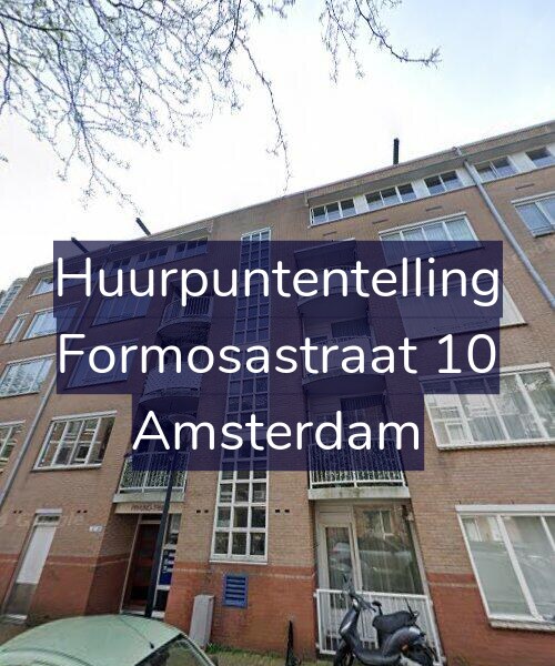 Foto gevel Huurpuntentelling voor Formosastraat 10, Amsterdam