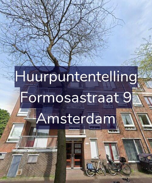 Foto gevel Huurpuntentelling voor Formosastraat 9, Amsterdam