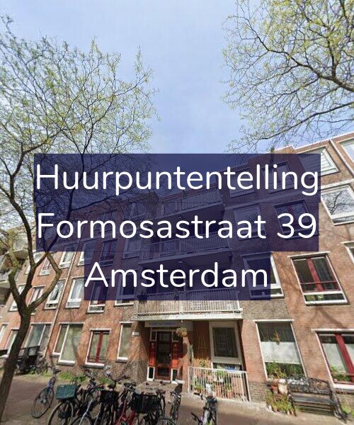 Foto gevel Huurpuntentelling voor Formosastraat 39, Amsterdam