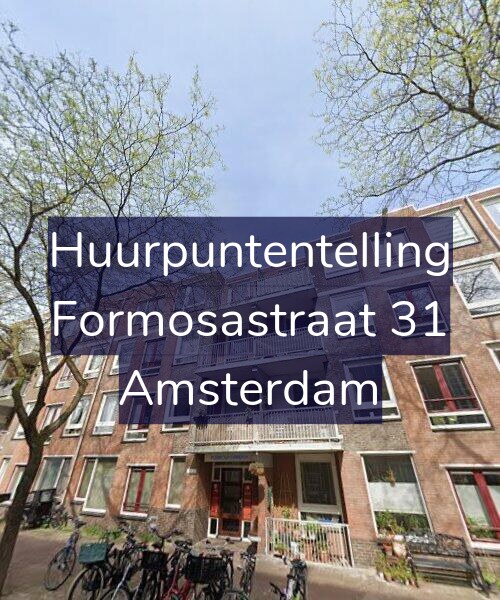 Foto gevel Huurpuntentelling voor Formosastraat 31, Amsterdam