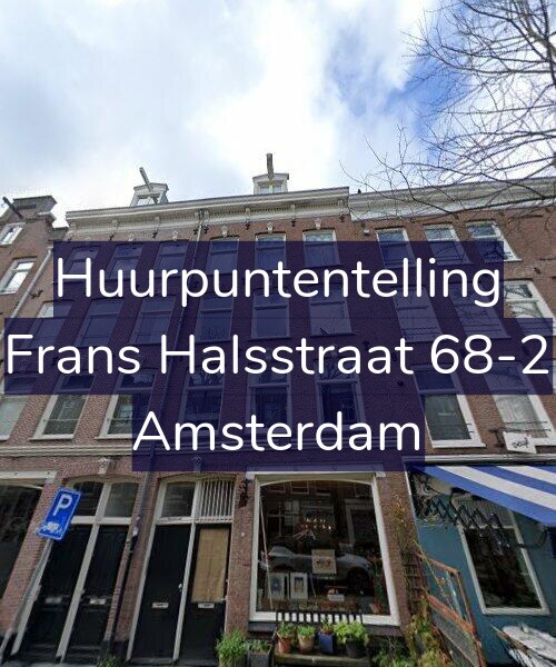 Foto gevel Huurpuntentelling voor Frans Halsstraat 68-2, Amsterdam