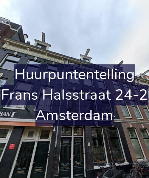 Foto gevel Huurpuntentelling voor Frans Halsstraat 24-2, Amsterdam
