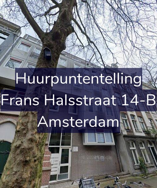 Foto gevel Huurpuntentelling voor Frans Halsstraat 14-B, Amsterdam