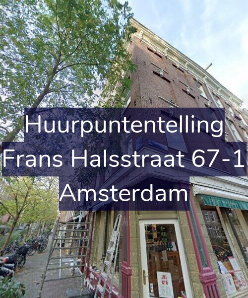Foto gevel Huurpuntentelling voor Frans Halsstraat 67-1, Amsterdam