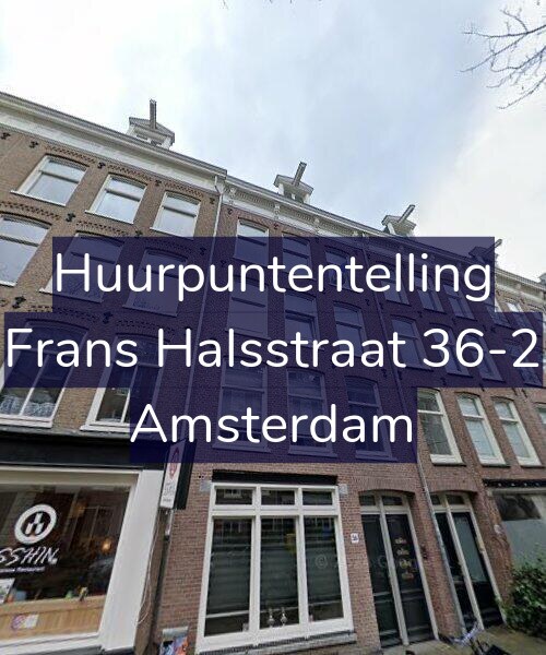 Foto gevel Huurpuntentelling voor Frans Halsstraat 36-2, Amsterdam