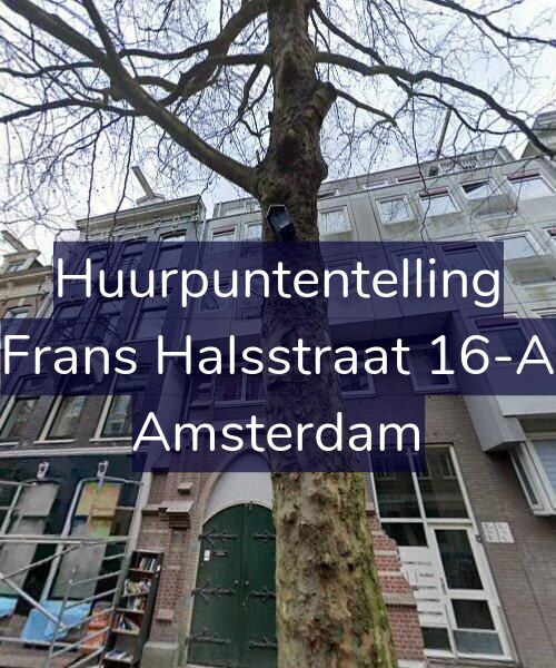 Foto gevel Huurpuntentelling voor Frans Halsstraat 16-A, Amsterdam