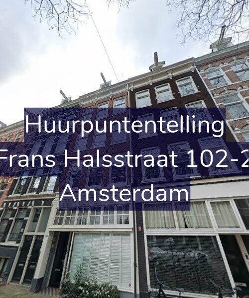 Foto gevel Huurpuntentelling voor Frans Halsstraat 102-2, Amsterdam