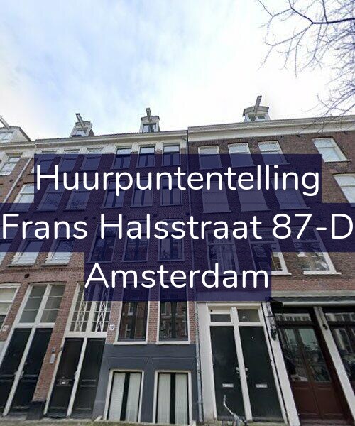 Foto gevel Huurpuntentelling voor Frans Halsstraat 87-D, Amsterdam