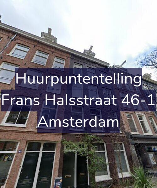 Foto gevel Huurpuntentelling voor Frans Halsstraat 46-1, Amsterdam