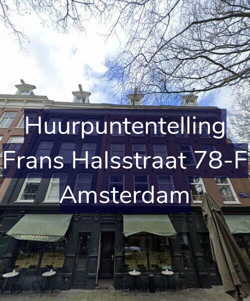 Foto gevel Huurpuntentelling voor Frans Halsstraat 78-F, Amsterdam