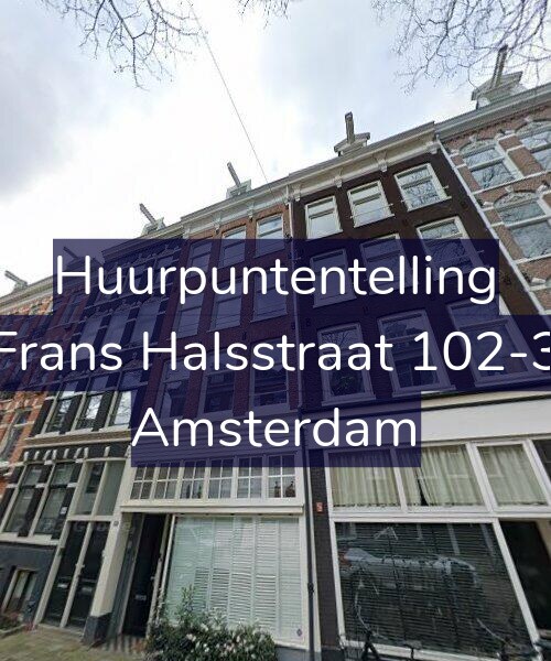 Foto gevel Huurpuntentelling voor Frans Halsstraat 102-3, Amsterdam