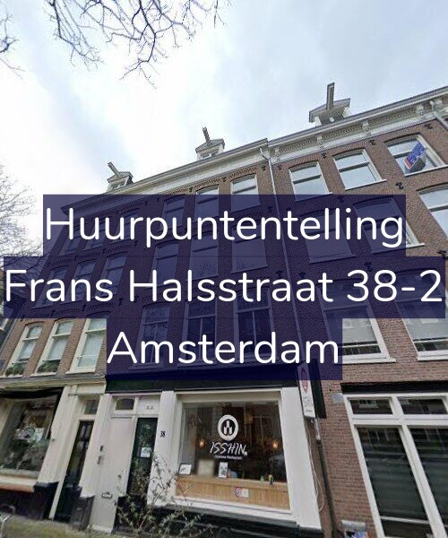 Foto gevel Huurpuntentelling voor Frans Halsstraat 38-2, Amsterdam