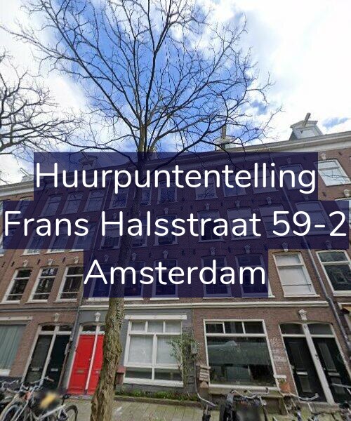Foto gevel Huurpuntentelling voor Frans Halsstraat 59-2, Amsterdam