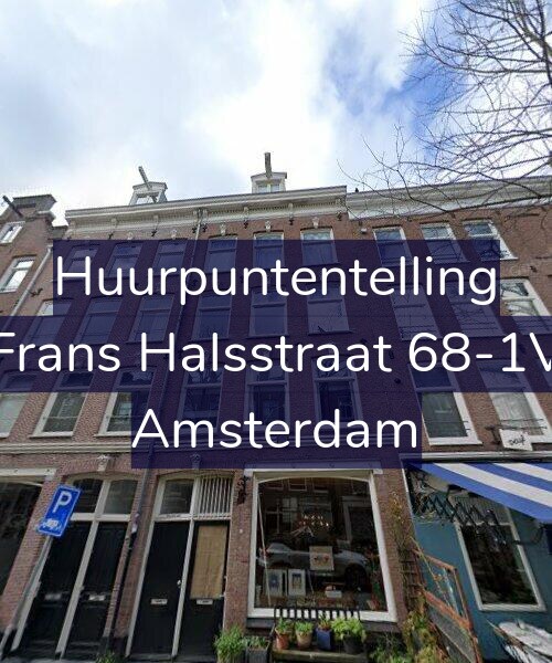 Foto gevel Huurpuntentelling voor Frans Halsstraat 68-1V, Amsterdam