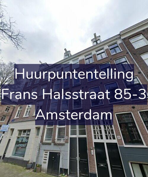 Foto gevel Huurpuntentelling voor Frans Halsstraat 85-3, Amsterdam