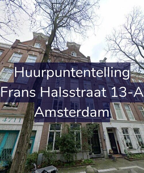 Foto gevel Huurpuntentelling voor Frans Halsstraat 13-A, Amsterdam